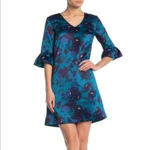 Draper James floral ruffle sleeve dress sz 2 NWT